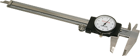 Stainless Steel Dial Caliper, 6"